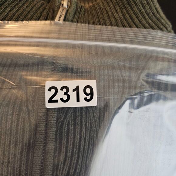 Tommy Bahama Men's Half Zip Pullover Sweater Size Large Cotton Knit Casual Green - Picture 12 of 12